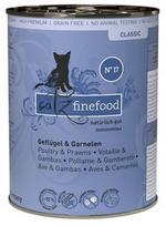 Šlapias kačių maistas Catz Finefood N.17, paukštiena ir krevetės, 400 g