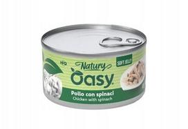 Šlapi kačių ėdalas OASY Nature su vištiena ir špinatais, 85 g