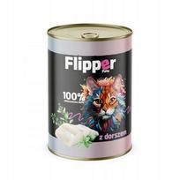 Šlapias kačių pašaras Flipper su menke, 400 g