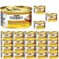 Šlapias kačių maistas Gourmet Gold Ragout su vištiena padaže, 24 x 85 g