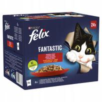 Šunų konservai FELIX FANTASTIC RURAL FLAVORS, 24 x 85 g