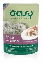 Vištienos ir tuno konservai katėms Oasy Natural, 70 g