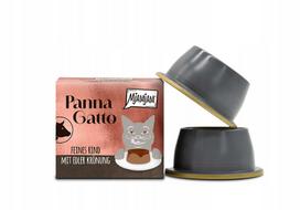 Katinų konservai Mjamjam Miss Gatto jautiena padaže, 2 x 80 g