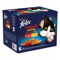Šlapias kačių maistas FELIX, įvairių skonių, 24 x 85 g (2,04 kg)