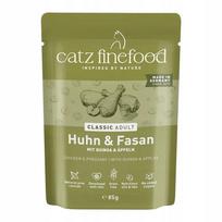Šlapias pašaras katėms Catz Finefood Classic N.15 su vištiena ir fazanu, 85 g