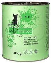 Šunų konservai Catz Finefood N.23 su jautiena ir antiena, 800 g