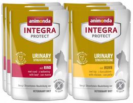 Šunų pašaras Animonda Integra Urinary, rinkinys 6 x 85 g, įvairių skonių
