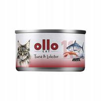 Kačių konservai Ollo No. 11 su tunu ir omaru, 70 g