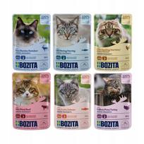 Drėgnas kačių maistas BOZITA drebučiuose, rinkinys 12 x 85 g