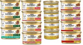 Šlapias kačių maistas Gourmet, 4 skonių rinkinys, 24 x 85 g