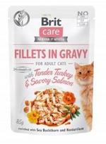Šlapias kačių ėdalas BRIT CARE, kalakutiena ir lašiša, 85 g