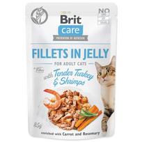 Šlapias kačių ėdalas Brit Care, kalakutiena ir krevetės, 85 g