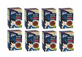 Šlapias kačių maistas PURINA FELIX Soup ORIGINAL Rural skonis, 48 x 48 g