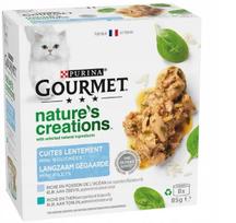 Šlapias kačių maistas Purina Gourmet Nature's Creations su žuvimi, 8 x 85 g