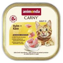 Kiaučių maistas Animonda Carny su vištiena ir sūriu, 85 g
