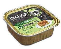 Šlapias kačių pašaras Oasy GF, viščiukas, kačiukams, 85 g