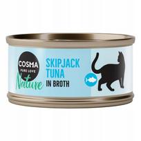 Kačių ėdalas Cosma Nature, tunas ir bonito, 70 g