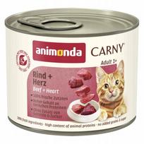 Katinų ėdalas ANIMONDA Carny Adult su jautiena ir širdelėmis, 200 g