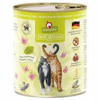 Katės konservai Granatapet DeliCatessen su fazanu ir triušiena, be grūdų, 800 g