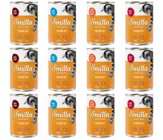 Katės pašaras Smilla be grūdų, paukštienos skonių rinkinys, 12 x 400 g
