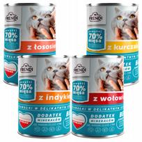 Šlapi kačių ėdalas FRENDI, įvairūs skoniai, 4 x 400 g