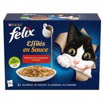 Katzenų ėdalas Felix Gravy Lover, 12 x 85 g, kaimiški skoniai