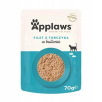 Šlapi kačių ėdalas APPLAWS tuno filė sultinyje, 70 g