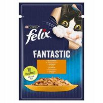 Šlapias kačių maistas FELIX su vištiena, 26 x 85 g