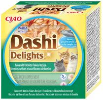 Katzenų užkandis INABA DASHI DELIGHTS su tunu ir bonito, 70 g