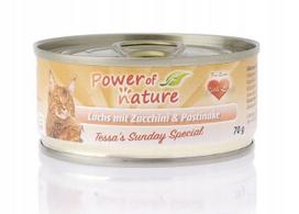 Šunų skanėstai POWER OF NATURE su lašiša, cukinija ir pastarnokais, 70 g