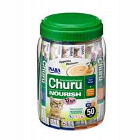 Katinų užkandžiai INABA CHURU Nourish su tunu ir vištiena, 50 x 14 g (700 g)