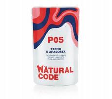 Katzenų pašaras Natural Code P05 su tunu ir omaru, 70 g