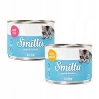 Šlapias kačiukų ėdalas Smilla, įvairių skonių, 6 x 200 g, 1,2 kg