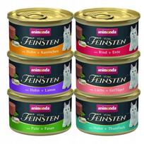 Šunų paštetas Animonda Vom Feinsten, 12 x 85 g, be grūdų, įvairių skonių