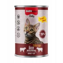 Šlapi kačių ėdalas Buba Alicious su jautiena, 400 g