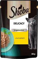 Kačių ėdalas SHEBA su vištiena želėje, 28 x 85 g
