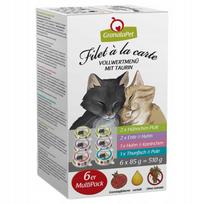 Kačių konservai GranataPet Fillet à la carte, 6 x 85 g, įvairių skonių rinkinys
