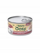 Drėgnas kačių maistas OASY CAT NATURE su tunu ir krevetėmis, 85 g
