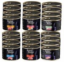 Šlapias kačių maistas DOLINA NOTECI Premium, įvairūs skoniai, 24 x 185 g