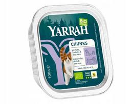 Kačių ėdalas YARRAH su vištiena, kalakutiena ir alaviju, ekologiškas, 100 g