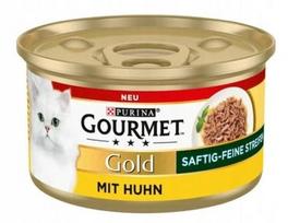 Šlapias kačių maistas Gourmet Gold, vištiena, 85 g