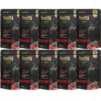 Katinų pašaras Bulti su jautiena, spanguolėmis ir katžole, 10 x 100 g
