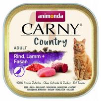 Šlapi kačių ėdalas ANIMONDA Carny Country su jautiena, ėriena ir fazanu, 100 g