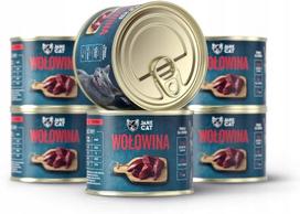 Šlapias kačių maistas John Dog Jane Cat su jautiena, 6 x 200 g