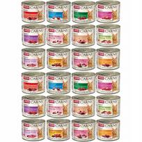 Šlapias kačių ėdalas ANIMONDA CARNY ADULT, 24 x 200 g, įvairūs skoniai, rinkinys