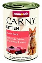 Kačių ėdalas ANIMONDA CARNY KITTEN su jautiena ir kalakutiena, 400 g