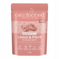 Šunų konservai Catz Finefood Classic N.19 su ėriena ir arkliena, 85 g