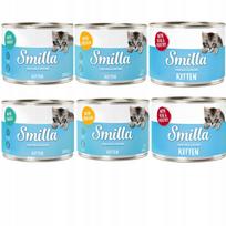 Kačiukų konservai Smilla, 6 x 200 g, be grūdų, įvairių skonių, pagaminta Vokietijoje
