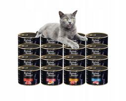 Šlapias kačių maistas Dolina Noteci Premium, įvairūs skoniai, 16 x 185 g