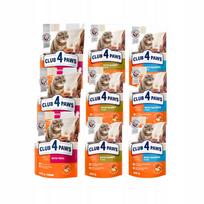 Šlapias kačių maistas Club 4 Paws padaže, MIX, 24 x 85 g